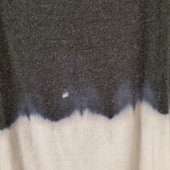 Go Couture Boatneck Dolman Knit Sweater- Grey/White (Size S) - Picture 7 of 16